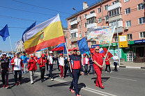 М.В. Кащеева в г. Рязани (Рязанская область) приняла участие в первомайском шествии