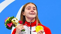 РИА Новости: Пловчиха Гонтарь считает фантастической свою победу на Паралимпиаде в Токио