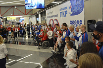 В Москву с Паралимпийских игр в Токио прибыла вторая группа спортсменов команды ПКР