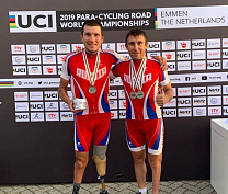Сергей Пудов и Арслан Гильмутдинов завоевали серебряные медали в четвертый день чемпионата мира по велоспорту на шоссе в Нидерландах