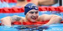 В.В. Путин поздравил победителя XVI Паралимпийских летних игр в Токио в соревнованиях по плаванию на дистанции 100 метров брассом Д. Черняеву