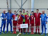 Сборная Москвы выиграла первенство России по мини-футболу 5х5 класс В1 (тотально-слепые спортсмены)