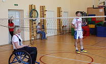 В г. Санкт-Перебурге в спортивном зале Школы-интерната №9 состоялся мастер-класс по парабадминтону