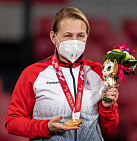 В.В. Путин поздравил победительницу XVI Паралимпийских летних игр в Токио в соревнованиях по настольному теннису в личном разряде среди женщин Е. Прокофьеву