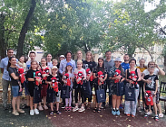И.Е. Потехин в г. Москве посетил Дом Милосердия и встретился с детьми из Донбасса с тяжелыми формами заболеваний