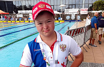 #тренимвместе с чемпионкой Европы по плаванию среди спортсменов с синдромом Дауна Натальей Николаевой