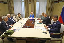 Глава Республики Башкорстан Р.Ф. Хабиров встретился с президентом ПКР П.А. Рожковым и В.П. Лукиным