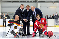 В г. Сочи состоялась церемония открытия и первый соревновательный день Кубка континента по хоккею-следж