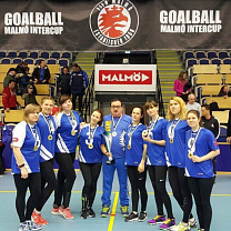 Женская сборная команда России по голболу спорта слепых стала победительницей международного турнира Malmö Ledy intercup, завершившегося в Швеции
