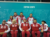 Сборная России по керлингу на колясках выиграла у сборной Великобритании со счетом 11:2 в круговом этапе (9 сессия)